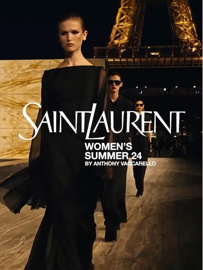 Saint Laurent Women’s Summer ’24 Collection: A Symphony of Elegance and Rebellion